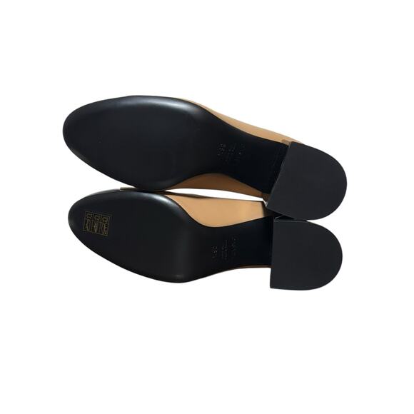 Casadei NWOB Cap Toe Pumps Black & Beige - Gold Block Heels Size 36.5 - Picture 6 of 8